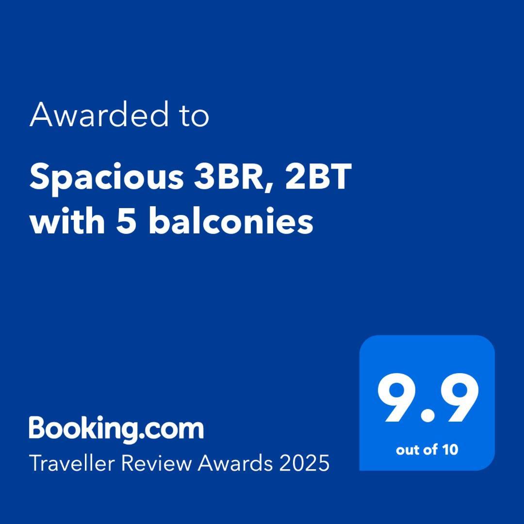 Spacious 3Br, 2Bt With 5 Balconies Bucarest Exterior foto
